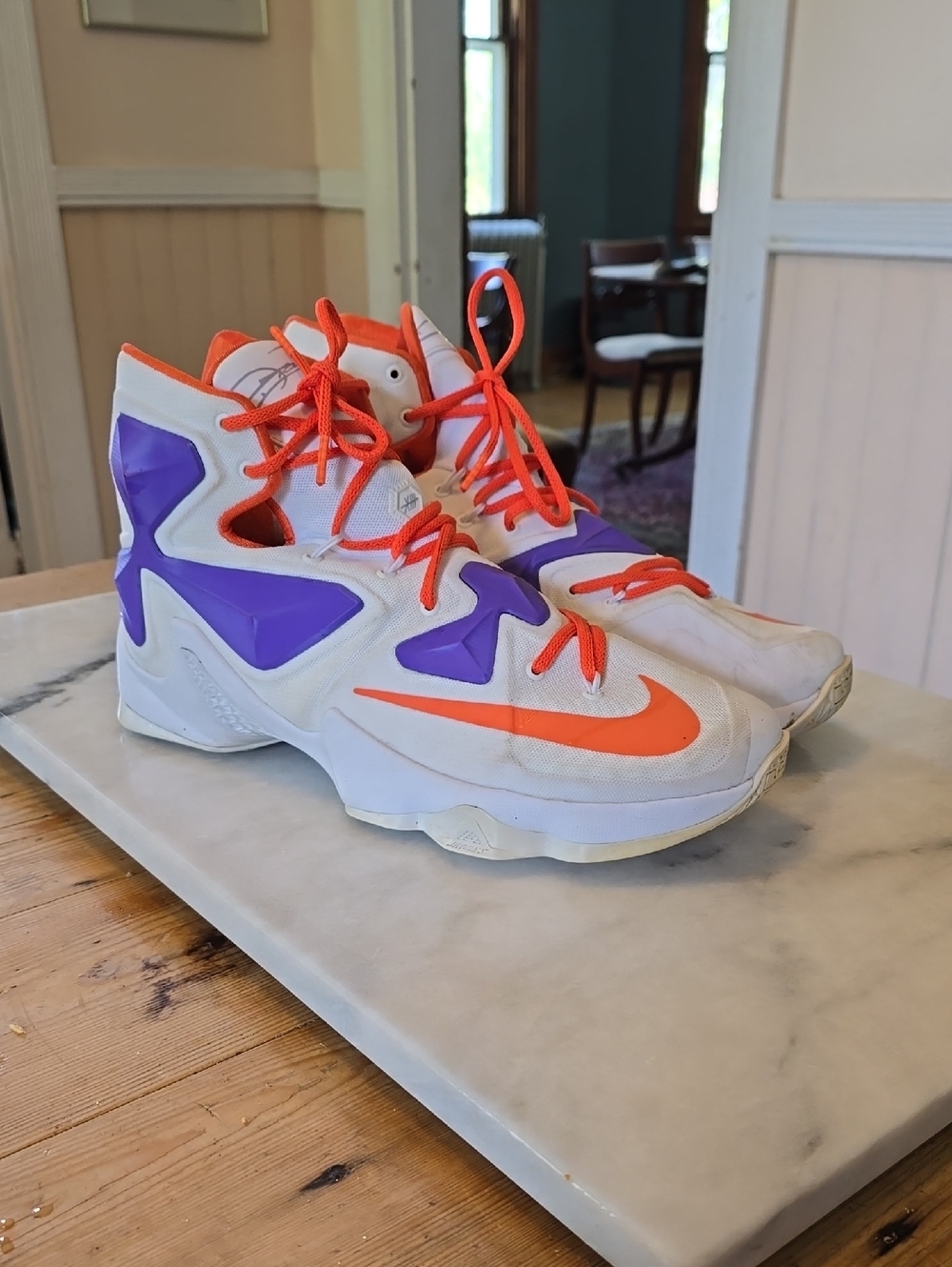 Clemson Football Nike Lebron Akronite 13s
